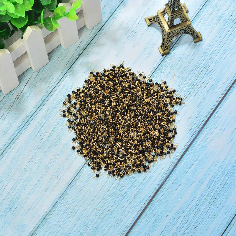 Comimark 100Pcs Black Gold Tone Soldering PCB Board Breadboard Test Point Pin - Image 1
